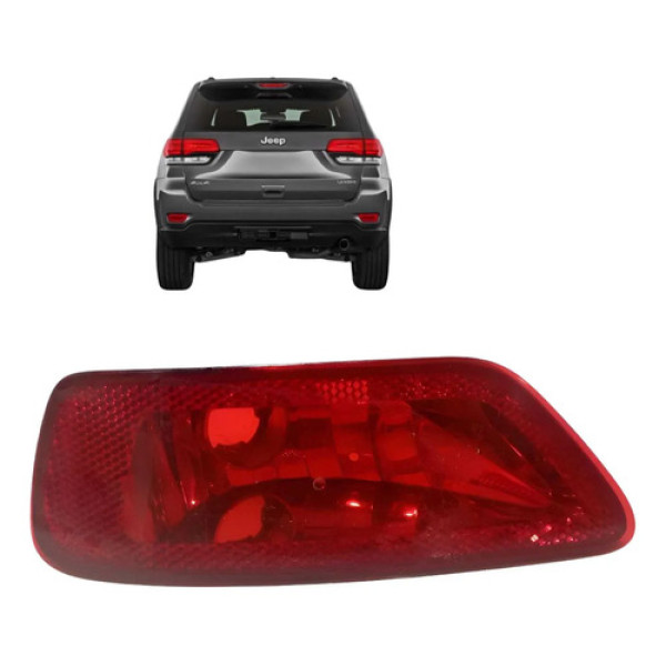 Lanterna Parachoque Tras Esquerdo Grand Cherokee 2011 A 2018 Esquerdo Vermelho