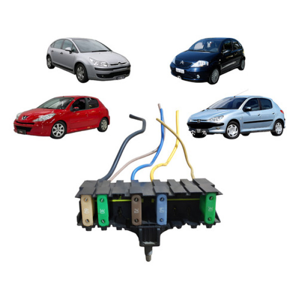 Caixa Fusível Citroen C3 C4 Peugeot 206 207 2007 A 2013 