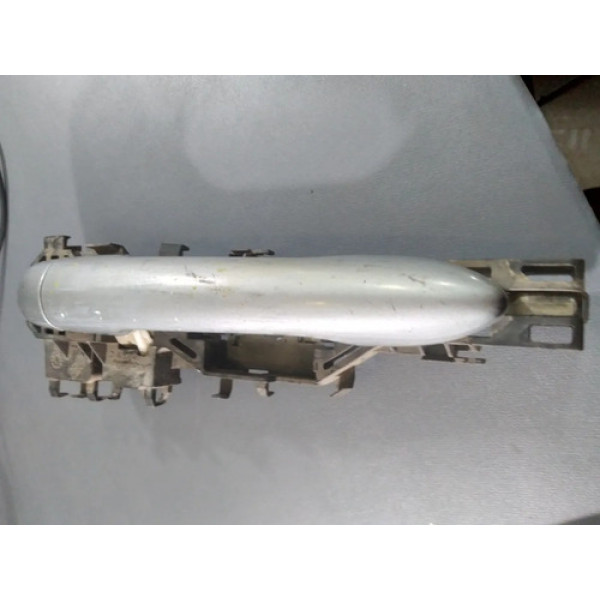 Maçaneta Externa Direita Completa Renault Megane Prata