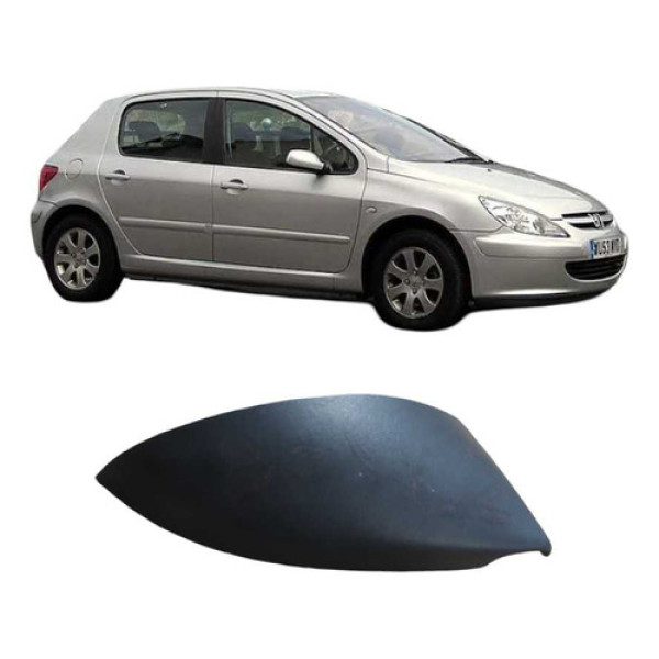 Moldura Retrovisor Dianteiro Esquerdo  307 2006 A 2012 Preto