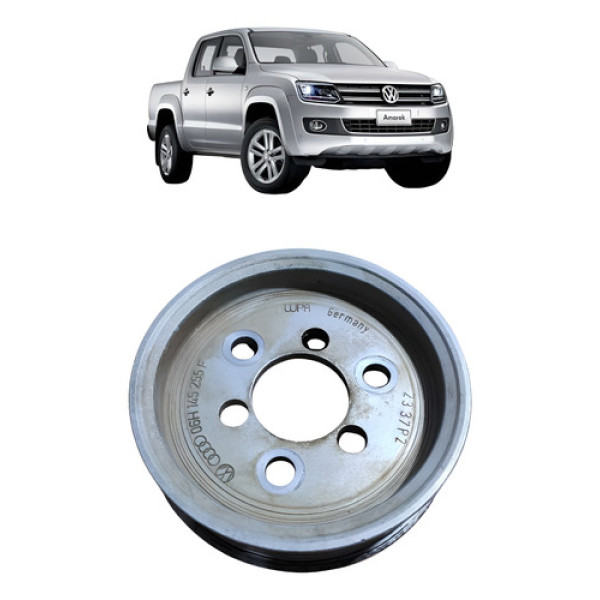 Polia Da Bomba Direção Hidráulica Vw Amarok 2.0 16v 2010a17 Cinza