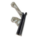 Guia Vidro Dianteiro Esque Peugeot 308 408 2011 A 2014 Cx101 Branco Preto