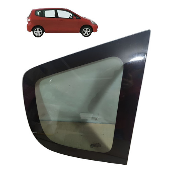 Vidro Janela Fixa Traseira Direita Honda Fit 2004/2008 Cx281