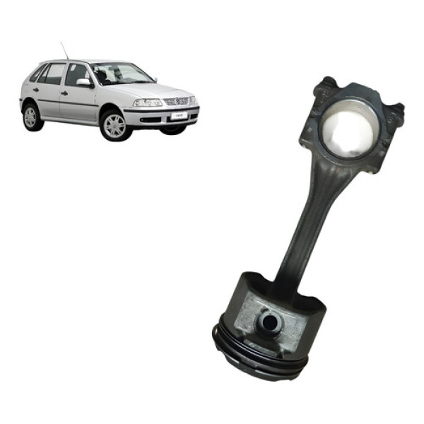 Pistão E Biela Vw Gol 1.0 16v At Mi 1996/2002 Original Std
