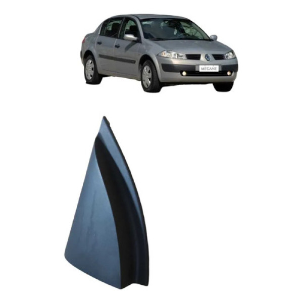 Moldura Porta Retrovisor Esq Renault Megane Sedan 2007