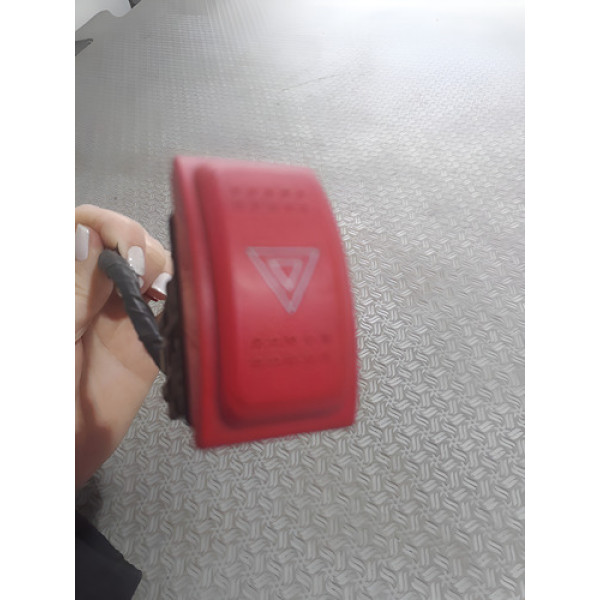 Botão  De Pisca Alerta Emergência  Honda Fit 0309 Cx243 Preto