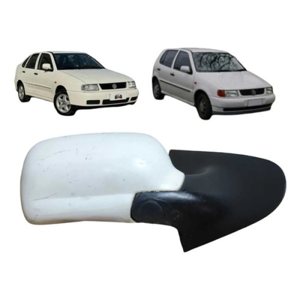 Retrovisor Manual Direito Vw  Polo Classic 1997 2002 Cx171