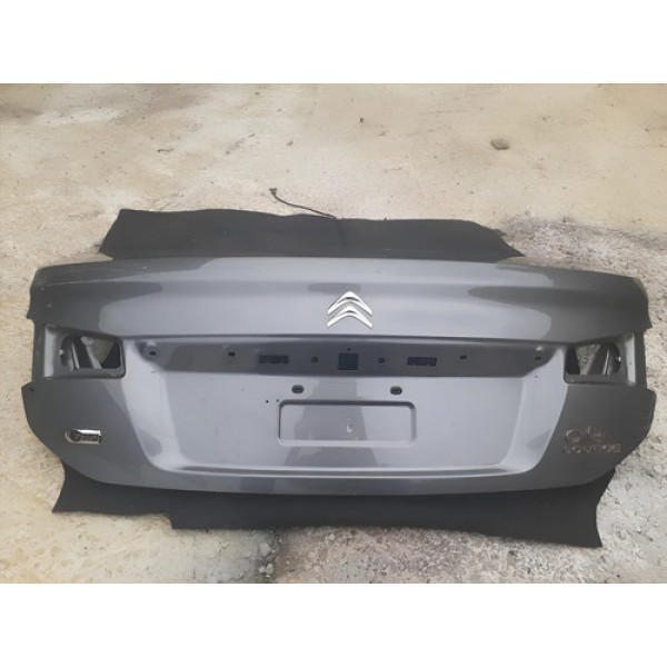 Tampa Traseira Citroen C4 Lounge 2016/2019 Prateado Prateado