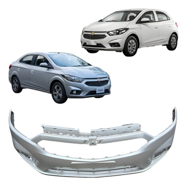 Parachoque Dianteiro Gm Onix  Prisma Lt 2018 A 2019 P1 Prateado