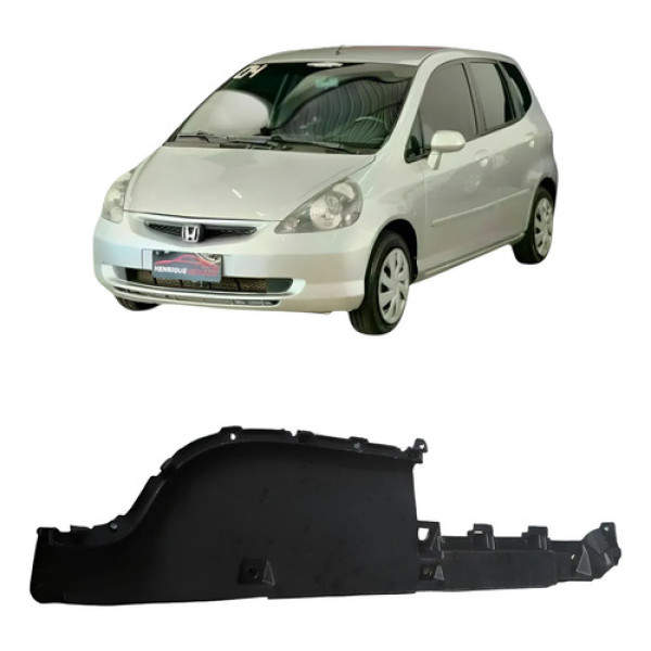 Capa Do Painel Lado Esquerdo Honda Fit 2003/08 Cx520 Preto