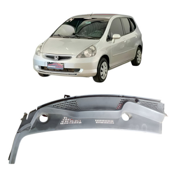 Grade Churrasqueira Honda Fit 2003/08 P29 Preto Fosco