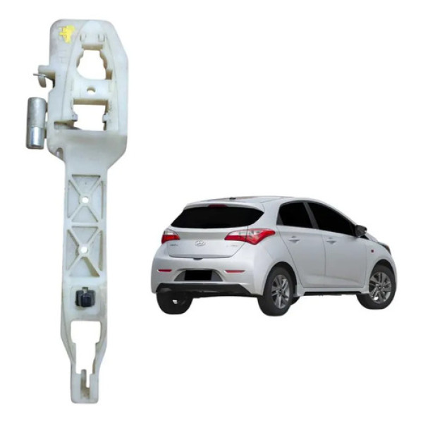 Suporte Maçaneta Externa Tras Esq Hyundai Hb20 1.0 2012a19 Creme Traseira