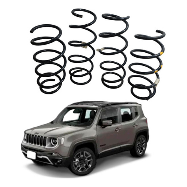 Jogo De Molas Traseiras Jeep Renegade 1.8 2021 Cx525