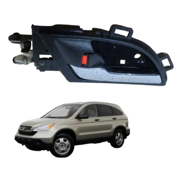 Maçaneta Interna Traseira Esquerda Honda Crv 2008 A 2010 0000 Traseira