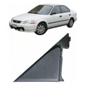 Acab Interior Retrovisor Lado Esquerdo Honda Civic 1997 Cx20 Preto