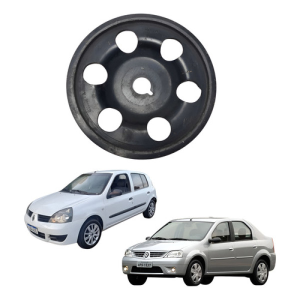 Polia Virabrequim Renault Logan Clio 1.0 16v 08/12 Cx213