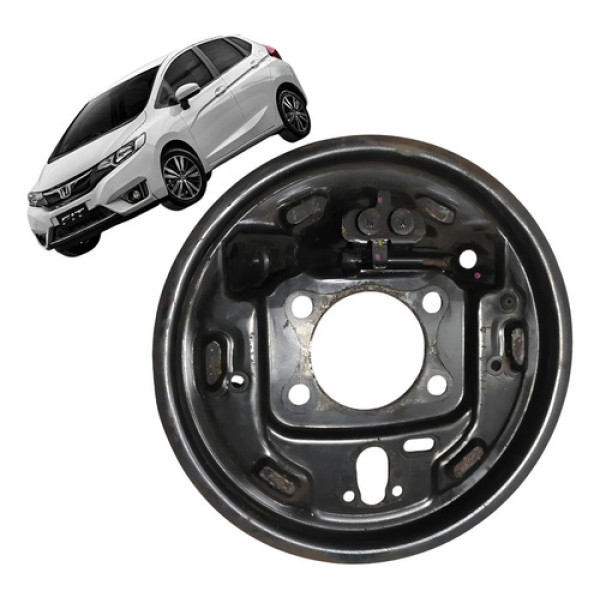 Espelho Freio Traseiro Esquerdo Honda Fit 2015/2016 Cx470 Preto