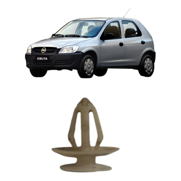 Presilha Moldura Retrovisor Gm Celta 2007/2009 Cx389