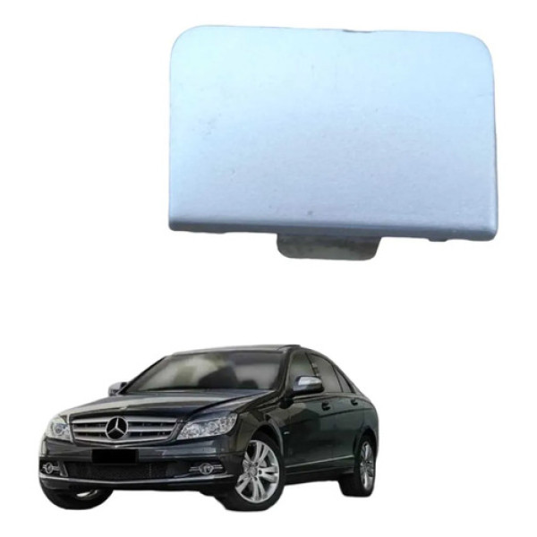 Tampa Reboque Para-choque Mercedes C280 2009 Cx403 Prata