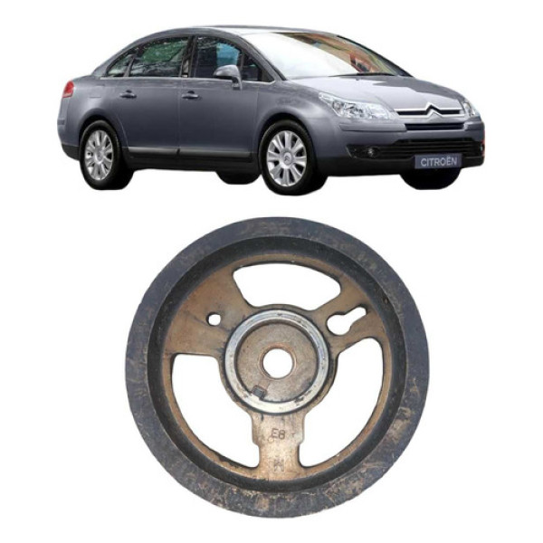 Polia Correia Dentada Citroen C4 Pallas 2008 A 2012 Prata