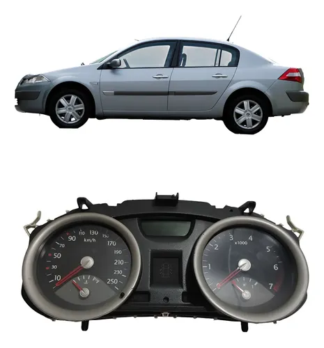 Painel Instrumento Renault Megane 2.0 2006/2008 Cx472 Preto