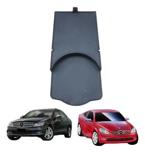 Borracha Tapete Porta Copos Mercedes C180 C280 2009 Cx390 Preto