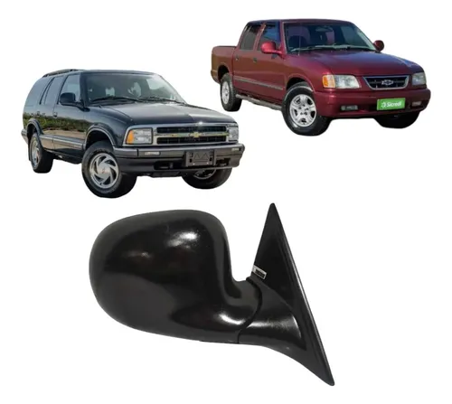 Retrovisor Direito Manual Gm S10 Blazer 1995 2011 Cx262