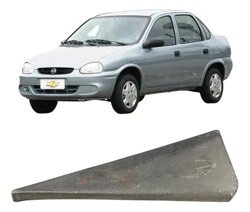 Moldura Porta Traseira Direita Corsa Classic 95 A 02 Cx20 Cinza-escuro