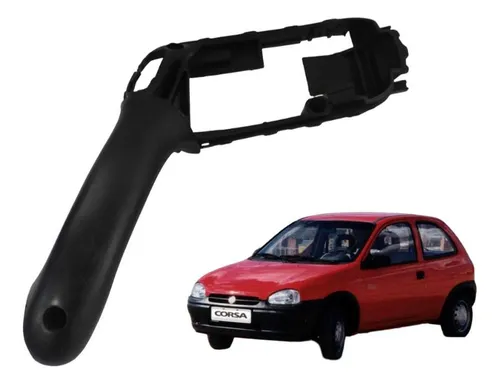 Moldura Macaneta Interna Dianteira Esquerda Gm Corsa 1994 99 Preto Dianteira