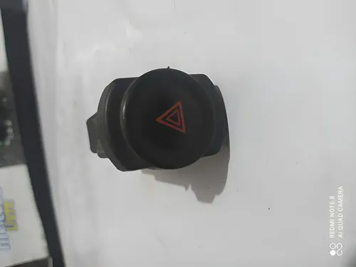 Comando Botão Pisca Alerta Renault Sandero Logan Cx243 Preto