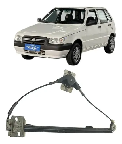 Máquina Vidro Dianteiro Esquerdo Fiat Uno Mille 2008 2013 P6