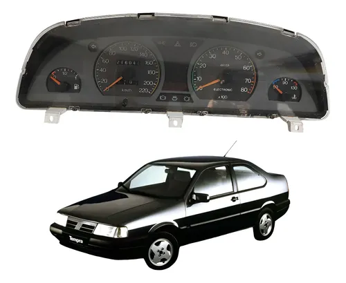 Painel Instrumentos Fiat Tempra 1992/1996 Cx497 Preto