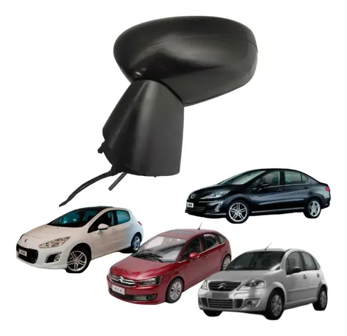 Retrovisor Eletrico Esq Peugeot 308 Citroen C3 2012 20 Cx271