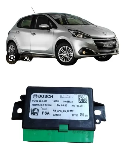 Módulo Estacionamento Peugeot 208 2008 A 2016 Preto
